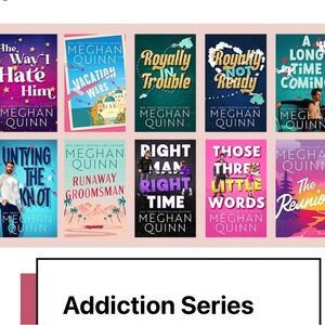IN SEARCH OF!!! ANY MEGHAN QUINN BOOKS